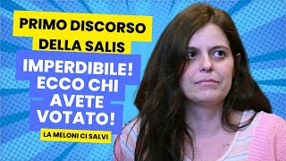 IL PRIMO DISCORSO DI ILARIA SALISSE PENSAVAMO DI AVER VISTO IL PEGGIOCI SBAGLIAVAMOE DI GROSSO [upl. by Mohorva17]