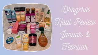 Drogerie Haul Review  Januar amp Februar  FranzisPflegeKiste [upl. by Seaddon990]