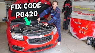 FIX CODE P0420 ON CHEVROLET CRUZE CHEVY SONIC Catalyst System Efficiency Below Threshold [upl. by Maunsell554]