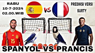 SPANYOL VS PRANCIS  SEMIFINAL EURO 2024  PREDIKSI LOLOS KE SEMIFINAL VERSI SURTY [upl. by Groome]