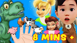 Animals Finger Family  10 Big Dinosaurs  Nursery Rhymes  and More DoReMi Kids Songs [upl. by Milas]