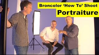 broncolor How To shoot a simple 3 light portrait [upl. by Catlaina]