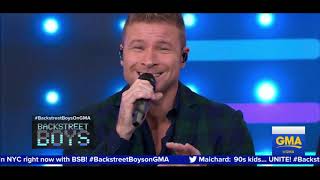 Backstreet Boys Live Good Morning America 2019 No Place First Debut [upl. by Bunny306]