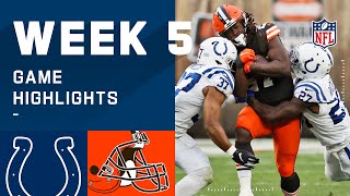 Colts vs Browns Week 5 Highlights  NFL 2020 [upl. by Nifled]