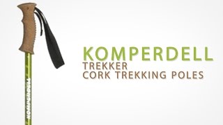 Komperdell Trekker Cork Trekking Poles  Pair [upl. by Westbrook]