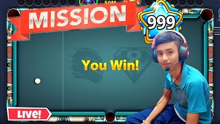 8 BALL POOL 1b to 100b Coin Making amp 999 Mission✌😱 Live [upl. by Selestina]