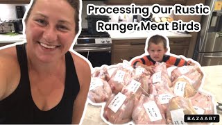 Processing Rustic Ranger Meat Birds StepbyStep Guide from Yard to Freezer [upl. by Donaugh]