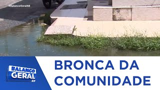 Moradores do bairro Industrial reclamam de rede de esgoto entupida nas ruas quotBquot e São Lucas  BGT [upl. by Odlaniger755]