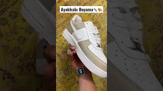 Nike Ayakkabı Boyama👟🎨 ayakkabıboyama customsneakers custom [upl. by Jovia]