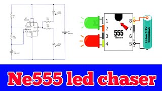 Ne555 Circuit diagramne555 circuit projectsElectronic Work [upl. by Trebbor767]