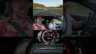 Close Call Sideways Lexus LC500 vs LUCKIEST Driver  Nürburgring [upl. by Yentruok]