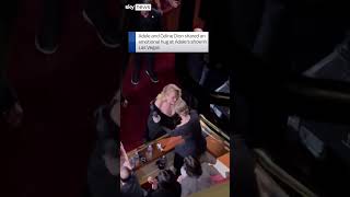 Adele sobs after seeing Celine Dion in audience [upl. by Arelus]