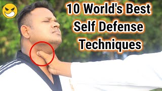 10 Worlds Best Self Defense Techniques By Master Shailesh [upl. by Elokcin569]