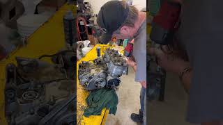 How to remove cylinder off a 1974 Suzuki Water Buffalo GT750 2 Stroke triple [upl. by Annavoeg]