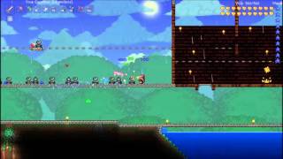 terraria  campo de batalla para bosses  Tutorial [upl. by Oca627]