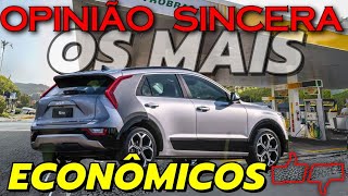 Carros mais ECONÔMICOS de 2024  Melhores Zero KM para GASTAR MENOS gasolina e ECONOMIZAR dinheiro [upl. by Carolann1]