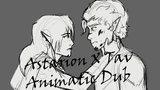 Astarion X Tav Baldurs Gate 3 DUBBED animatic part 14 [upl. by Ruzich]