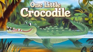 One Little Crocodile  Kids Song  Learning Child  Musti Music  Muzammil [upl. by Madalyn]