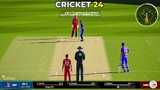 NEPAL VS OMAN  28th MATCH 2024  NEP VS OMN LIVE MATCH  CRICKET 24 CRICKET24 [upl. by Llehctim]