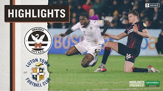 Swansea City v Luton Town  Highlights [upl. by Dnumyar]