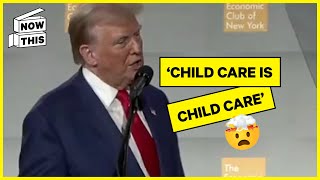 Even Fox News Is Confused By Donald Trumps Child Care Rambling [upl. by Latsryc351]