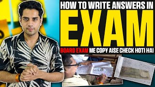 Board exam me copy kaise likhe   how to write exam like topper 🖊️ 🔥 [upl. by Vevay]