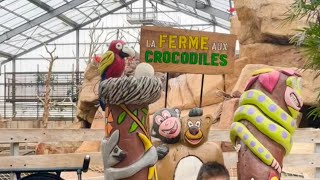 La ferme aux crocodiles 🐊 📍Pierrelatte France 🇫🇷  visiting a crocodile farm [upl. by Sualk]