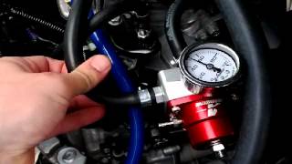 Testing Fuel Pressure Regulator Bypass  Return [upl. by Gustaf]