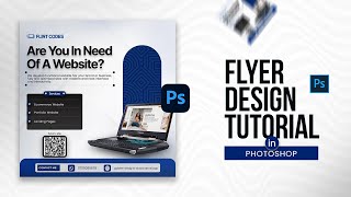 Flyer Design Tutorial In Photoshop [upl. by Euqirdor]