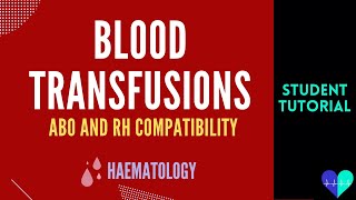 Blood Transfusions ABO amp Rh Compatibility  Medical Tutorial [upl. by Atinele]