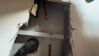 Burst pipe repair with Dewalt propress tool [upl. by Edas]