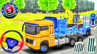 Indian Log Transporter Truck Real 3D New Game Bast Truck Driving Simulator Real Android Gameplay [upl. by Aneekas]