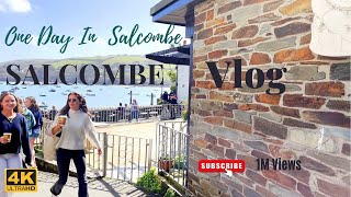 England 4K Walk  Salcombe  Popular Town in the South Hams district of Devon South West England [upl. by Annelak]