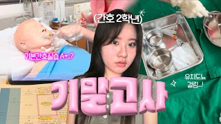 vlog 제가 기말에 유치도뇨 걸린 사람처럼 보이세요 • 간호학과 2학년 기말 브이로그 • 도서관에서 밤새기 • 흡인 원테이크 실습 과제 • 종강 [upl. by Gamin660]