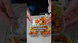 Chipotle Chicken Bowls 42g Protein [upl. by Fadiman]