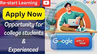 Google Apprenticeship 2025 Apply Now✅google apprentiship internship [upl. by Narrat51]