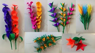 WOW Simple and Beautiful Flowers Making at Home  DIY paper flowers [upl. by Auhsaj29]