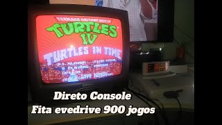 Jogando Direto Console Super Nintendo Testado Evedrive 900 games nintendo retrogaming [upl. by Melitta]