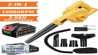 Cordless leaf blower 25 lb mini leaf blower 2in1 battery leaf blower Review [upl. by Thursby]