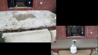 How To Resurface Concrete Concrete Pitt Repair Salt Damage Concrete Resurfacing [upl. by Natala]