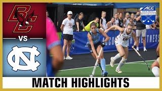 Boston College vs North Carolina Match Highlights  2024 ACC Field Hockey Championship [upl. by Poyssick]