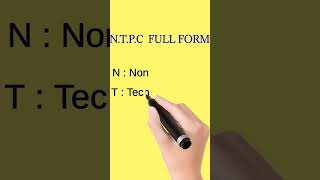 NTPC Full form  full form of NTPC  shorts  full form [upl. by Doownil]