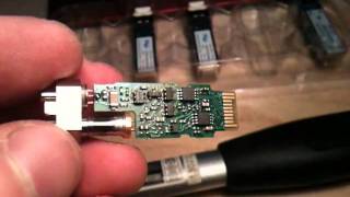 Dissasembly of the fibre optic SFP GBIC transceiver [upl. by Pearse]