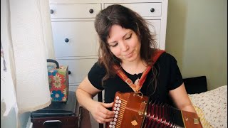 The Irish Washerwoman  Button Accordion  sheetmusic Trekzak diatonisches Akkordeon Castagnari [upl. by Lenej403]