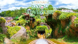 Tianas Bayou Adventure 4K 60fps frontseat onride POV Magic Kingdom 2024 [upl. by Sutphin257]