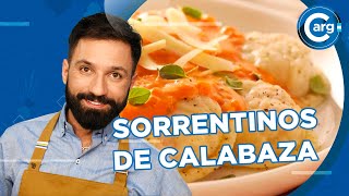 RECETA DE SORRENTINOS DE CALABAZA [upl. by Anaigroeg]