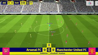 eFOOTBALL PES 2024 MOBILE GAMEPLAY🔥🔥 ARSENAL vs MANCHESTER UNITED [upl. by Huppert]