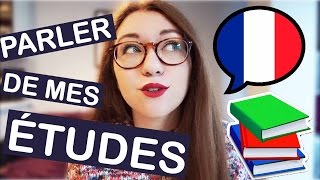 Learn French Vocab  Parler de mes études  Talking about my studies Eng subs [upl. by Modesta]