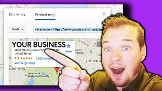 How To Embed A Google Map On Wordpress  Local SEO Hack [upl. by Innavoig]