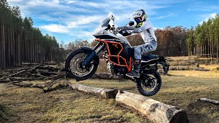 Can the KTM 1190 Adventure R handle tight single track [upl. by Hanako449]